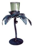 Palm Tree Candle Lamp. Hawaiian Hula Candle Light. Tropical Table Candle Holder