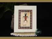 Petroglyph Tapa loth Painting. Hawaiian Wall  Decor. Polynesian Culture. Oceanic Art