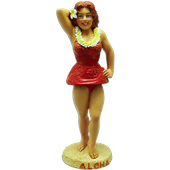 Pin Up Girl Dashboard Doll