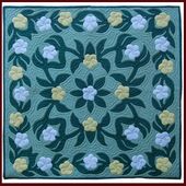 PLUMERIA LEI Multi Color  Classic Quilted Wall Hanging. Hand Made Traditional Hawaiian Quilt. Tropical Island Wall Decor