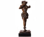 POHAKEA (Dawn's Light) Classic Hawaiian <b>BRONZE</b> Hula Girl Statue. Kim Taylor Reese Hawaiian Art.  