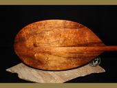 PREMIUM Classic Tiger Curly KOA  Paddle. Hawaiian  Paddle. Oceanic Art
