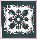 Protea Hand Quilted Bedspread. Hand Stiched Hawaiian Quilt. Tropical Bedroom Decor