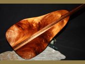 50" Premium AAA IPU Design  Solid Curly KOA WOOD Outrigger Canoe Paddle. Made In Hawaii