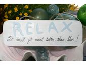 RELAX - IT DOESN'T GET MUCH BETTER THAN THIS! Hawaiian Welcome Sign Nautical / Coastal decor