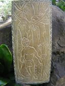 RETURN OF THE KING - King Kamehameha - Storyboard of Hawaii. Wooden Relief. Nostalgia Hawaiian Wood Sign Art