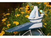 SAIL BOAT DOOR STOP - Choose From: Blue, Yellow or Red Coastal Colors - Nautical Decor - Gifts with Aloha...