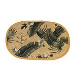 Set of 2 Vintage   Quilted Placemats  with napkins.  Yellow Hibiscus Print Quilt Placemat Set