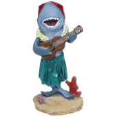 Shark with Ukulele Dashboard Doll