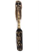 SKULL & BONES PADDLE with Skeleton and Afro! 32" HARLEY DAVIDSON SKULL DECOR. Nautical Pirate Decorations