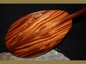 Solid KOA wood WARRIOR Paddle. Hawaiian Outrigger Canoe Wooden Paddle.