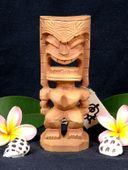 7" TIKI KU" - LOVE TIKI - HAPA WOOD. Tropical Decoration. Gifts with aloha...