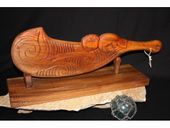 24" Traditional MAORI TIKI WAR CLUB Tiki KU - GOD OF STRENGTH GOD Hawaiian Art