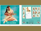  VINTAGE Garry Palm PINUP Girl Calendar