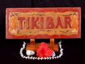 Vintage TIKI BAR Sign. Hawaiian Luau Tiki Hut Decor. Gifts with Aloha...