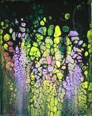 Wisteria #2 - Acrylic Painting on Canvas. Made in Hawaii