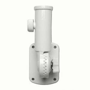 1 Inch White Cast Aluminum 13 Position Adjustable Bracket 