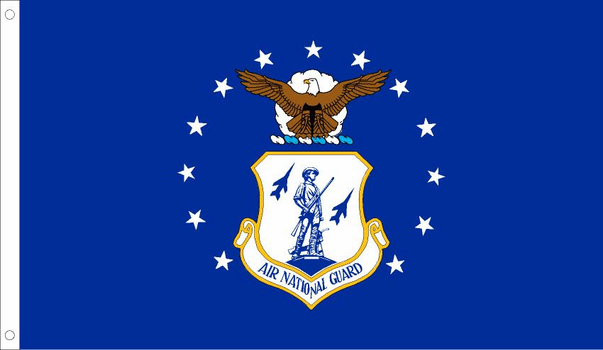 Air National Guard Nylon Flag 3x5Ft (Valley Forge Brand)