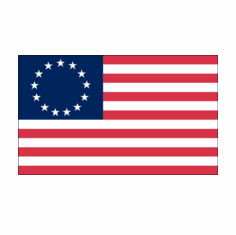 Betsy Ross 3x5Ft Flag w/Grommets