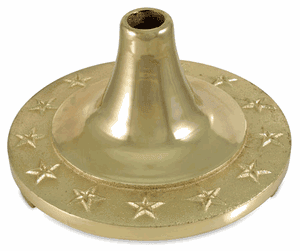 Brass Guidon Pole Stand