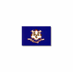 Connecticut Flag 4 x 6Ft Nylon Valley Forge Brand