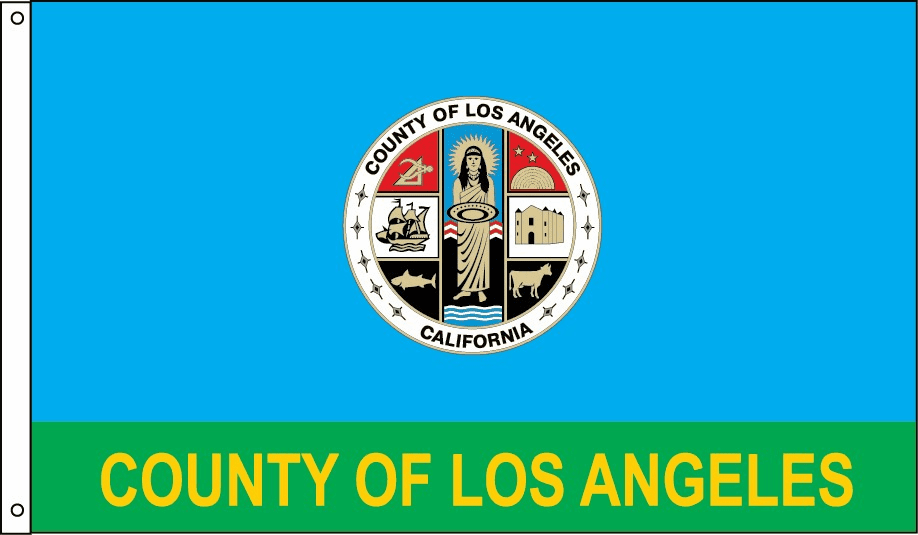 County Of Los Angeles outdoor 5X8FT Flag