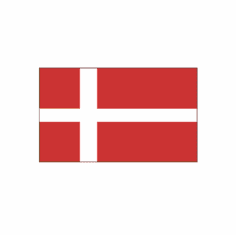 Denmark Nylon Flag (Printed)