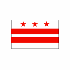 District  Of Columbia Flag Nylon Valley Forge Brand