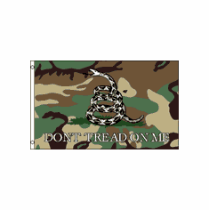 Dont Tread On Me Camo Flags 3x5Ft