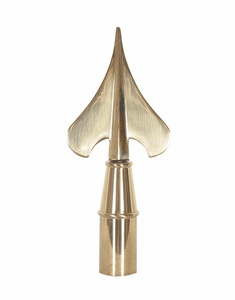 Flagpole Spearhead Ornament (Mil-Spec) Brass