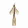 Flagpole Spearhead Ornament (Mil-Spec) Brass