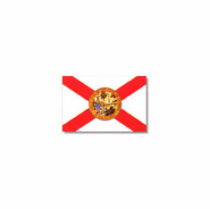 Florida Flag 4 x 6Ft Nylon Valley Forge Brand