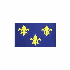 French Fluer De Lis 3x5Ft Nylon Valley Forge Flag