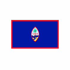 Guam Flag Nylon Valley Forge Brand