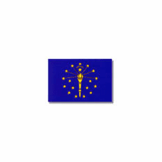 Indiana Flag 4 x 6Ft Nylon Valley Forge Brand