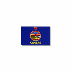 Kansas Flag 4 x 6Ft Nylon Valley Forge Brand