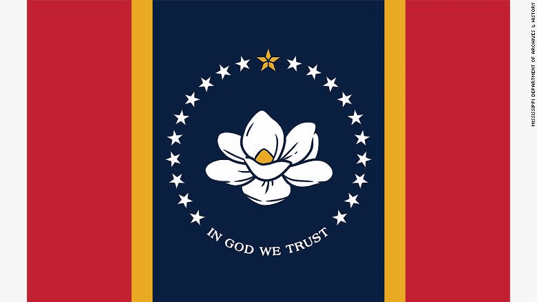 Mississippi Flag 4 x 6Ft Nylon Valley Forge Brand