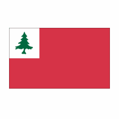 New England/Continental Flag 3x5Ft Nylon