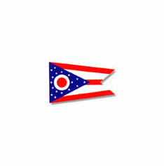 Ohio Flag 4 x 6Ft Nylon Valley Forge Brand