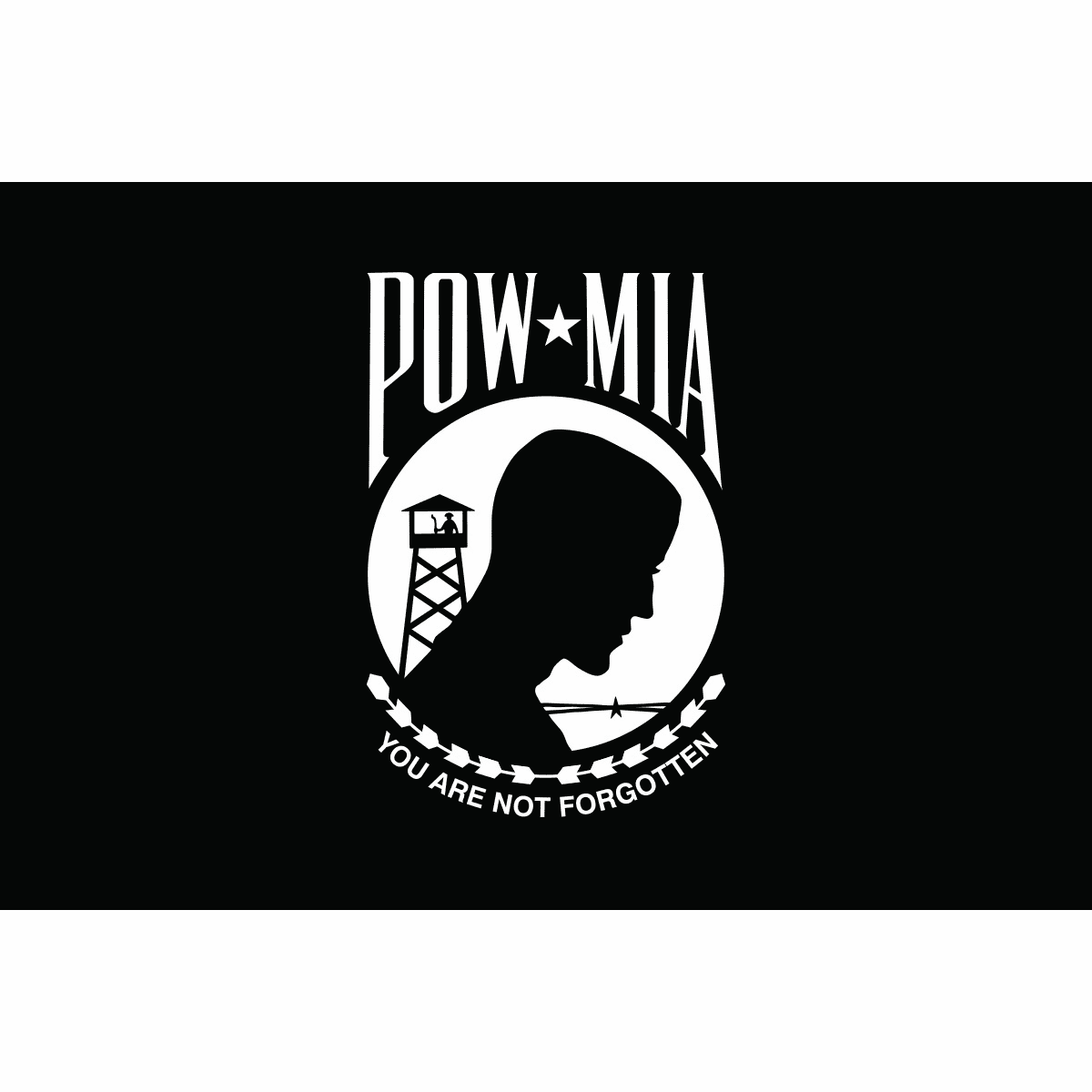 POW MIA Flags