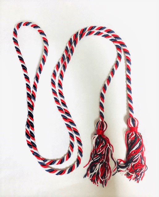 Red White & Blue Flag Cord & Tassel 5Ft