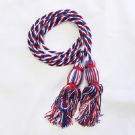 Red White Blue Flag Cord & Tassel (9Ft)