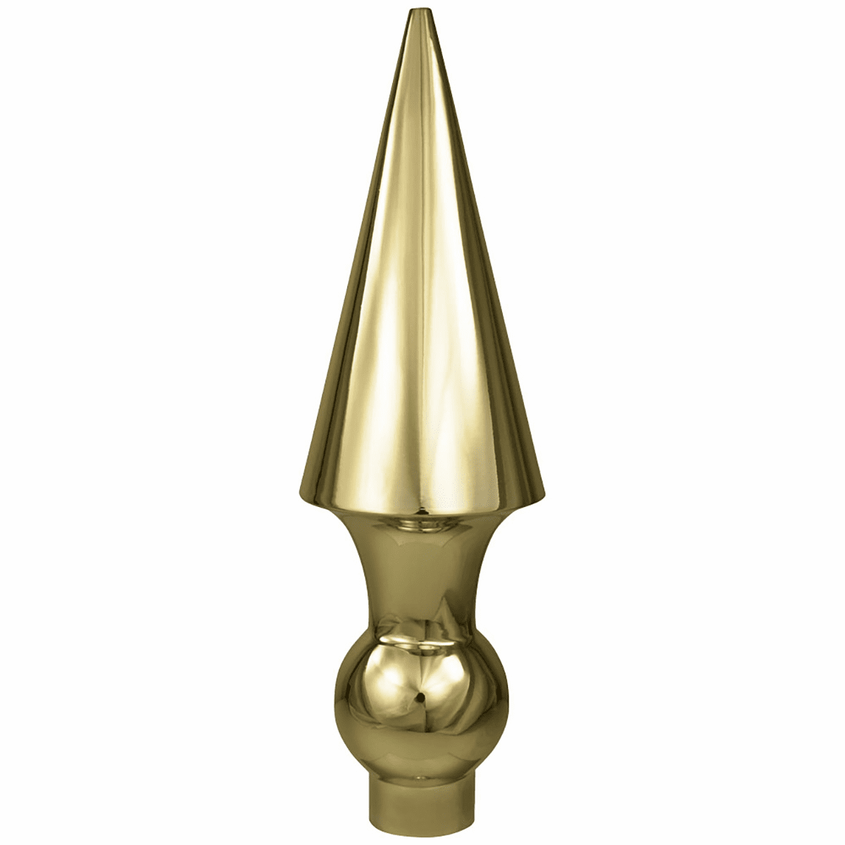Round Metal Spear Ornament