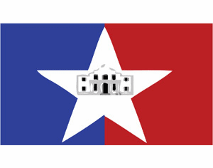 San Antonio TX  Flag 