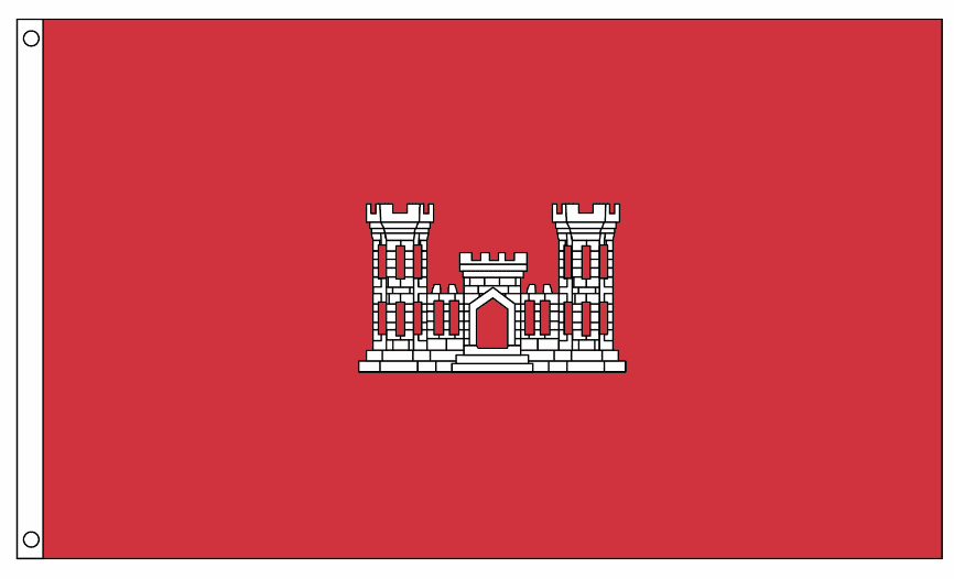 U.S. Army Corps Of  Engineers Flags