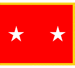 U.S. Army Major General Flags (2 Star)