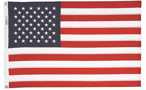 U.S. Flag 16"x24' Nylon W/Grommets