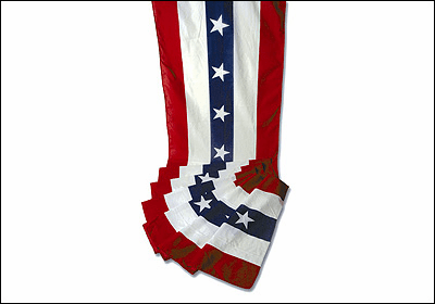 U.S. Flag Bunting 36" Wide Cotton/Nylon 60Yd Roll w Stars