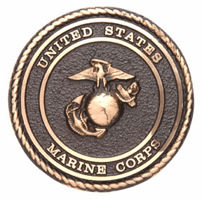 U.S. Marine Corps Bronze Grave Marker