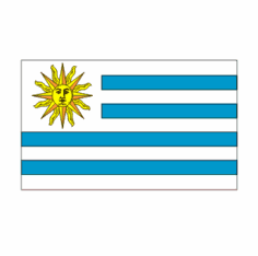 Uruguay Nylon Flag (Printed)